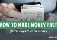 How to Make Money Fast in Today's World